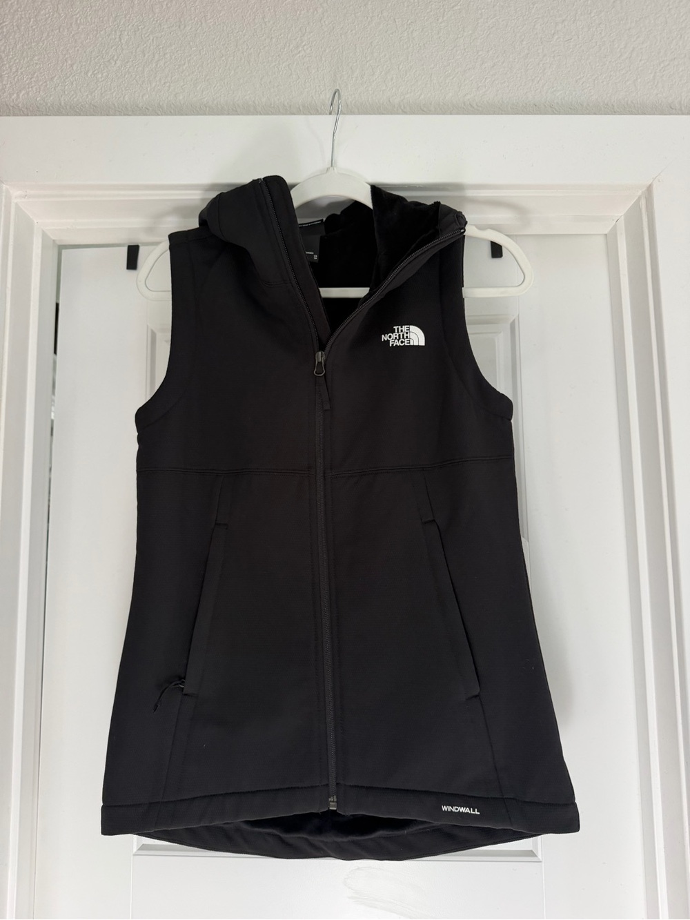 The North Face Black Hooded Softshell Vest - Women's